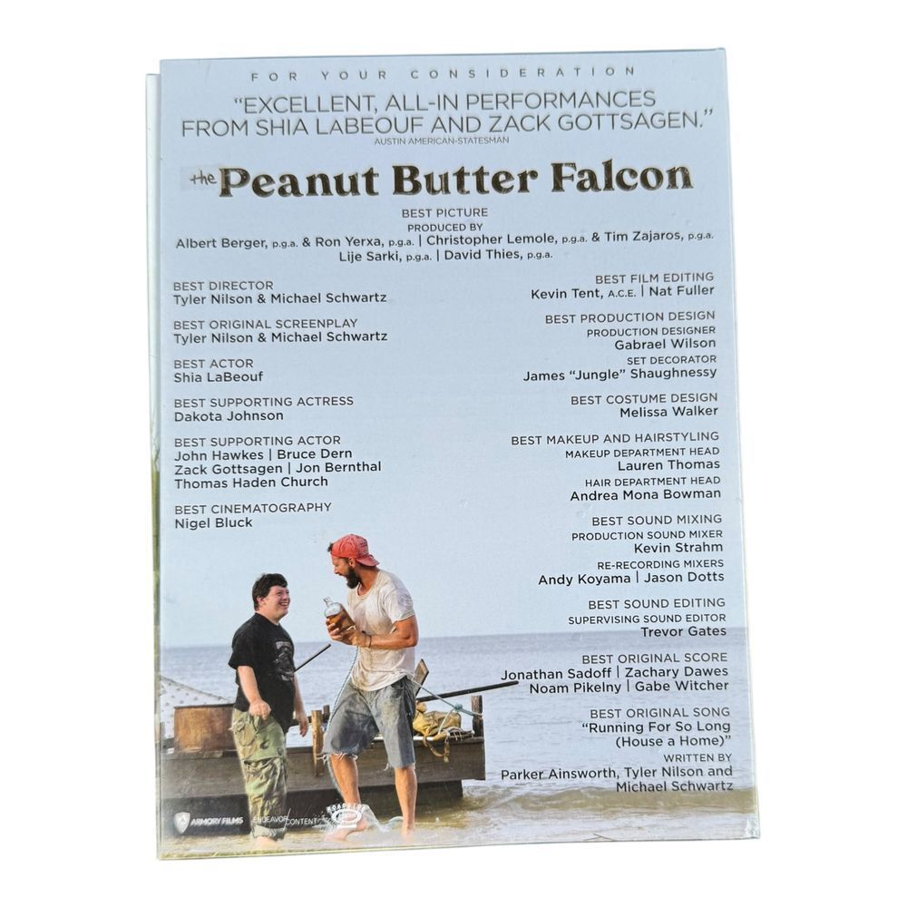 The Peanut Butter Falcon‎ FYC DVD For Your Consideration Promo Screener Awards - Picture 3 of 3